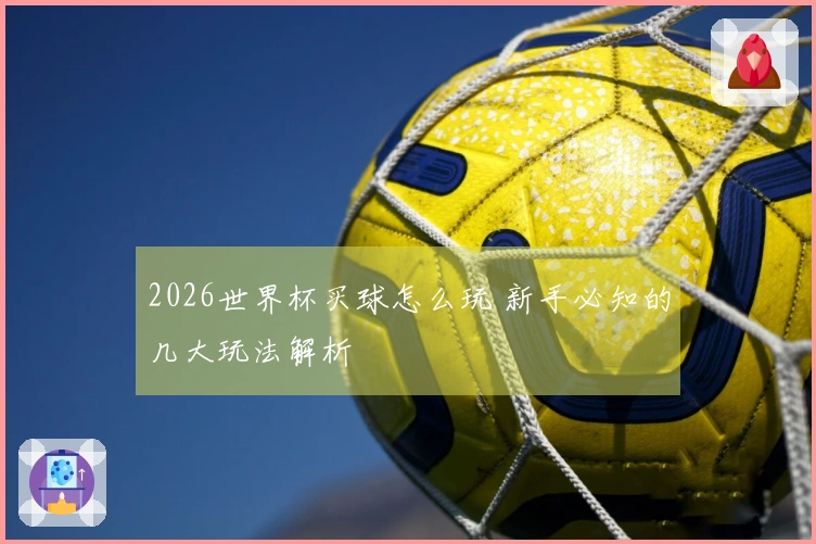 2026世界杯买球怎么玩 新手必知的几大玩法解析