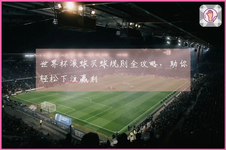 世界杯滚球买球规则全攻略，助你轻松下注赢利